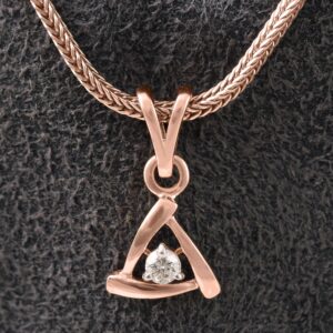 18kt designer diamond pendant