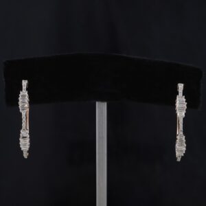 18kt designer diamond bali earrings
