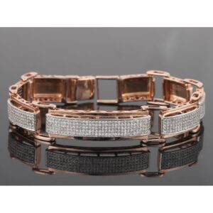 18kt rose gold diamond bracelet