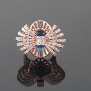 18kt designer diamond rings