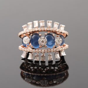 18kt designer diamond rings