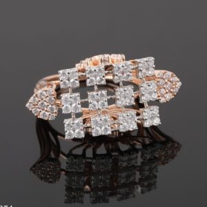 18kt designer diamond rings