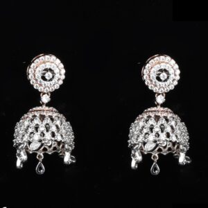 18kt jumki diamond earrings