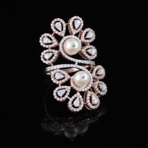 18kt designer diamond rings