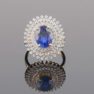18kt designer diamond rings