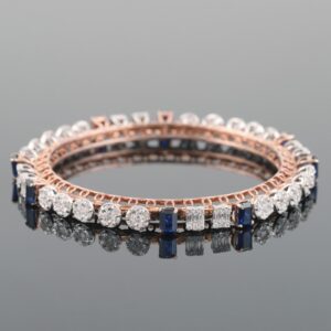 18Kt Gold Shining Diamond Bracelet