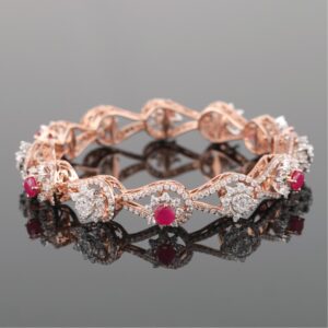 18Kt Gold Gorgeous Design Diamond Bracelet