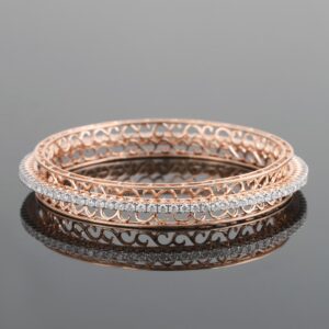 18Kt Gold Classy Diamond Bracelet