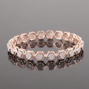 18Kt Gold Fancy Diamond Bracelet