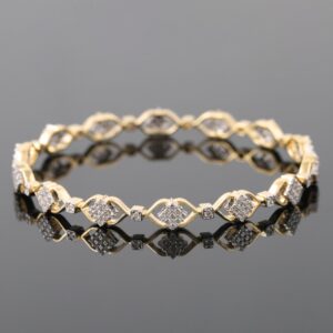 18Kt Gold Fancy Diamond Bracelet