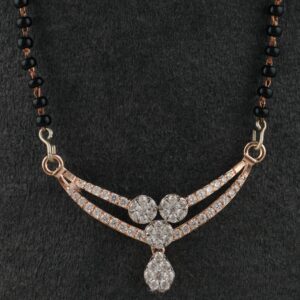 18Kt Gold Trending Diamond Mangalsutra