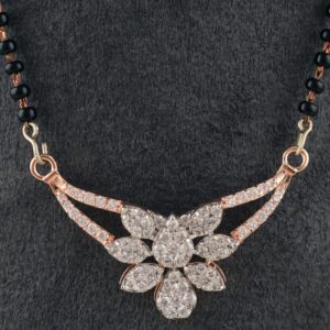 18Kt Gold Dazzling Diamond Mangalsutra