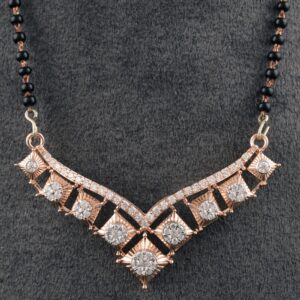 18Kt Gold Fancy Diamond Mangalsutra