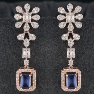 18Kt Gold Fancy Diamond Earring