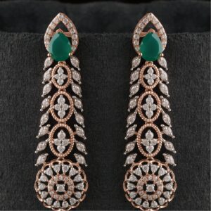 18Kt Gold Handmade Diamond Earring