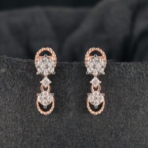 18Kt Gold Antique Diamond Earring