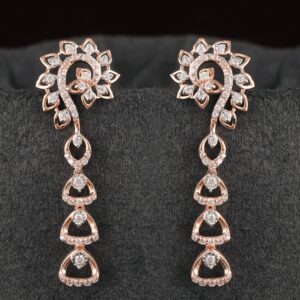 18Kt Gold Classic Diamond Earring
