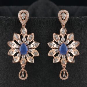 18Kt Gold Fancy Diamond Earring