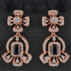 18Kt Gold Fancy Diamond Earring