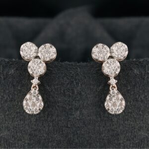18Kt Gold Delight Diamond Earring