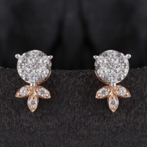 18Kt Gold Fine Design Diamond Earring