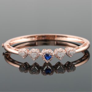 18Kt Gold Simple Diamond Bracelet