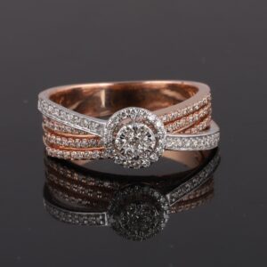 18K Gold Glam Diamond Ring