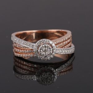 18K Gold Glorious Diamond Ring