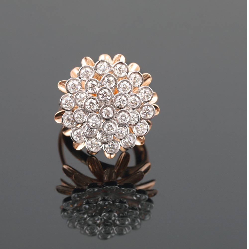 18K Gold Daily Wear Diamond Ring