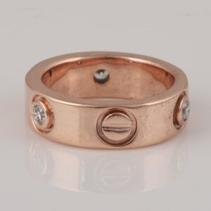 18K Gold Classic Diamond Ring