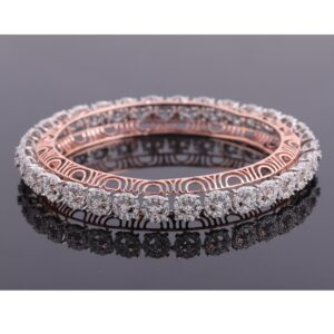 18K Gold Gold Plated Diamond Bracelet
