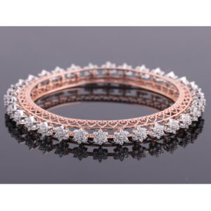 18K Gold Sparkling Diamond Bracelet