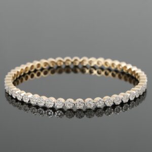 18K Gold Work Wear Diamond Bracelet