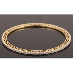 18KT Gold Fancy Diamond Bangle