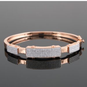 18KT Gold Simple Diamond Bracelet