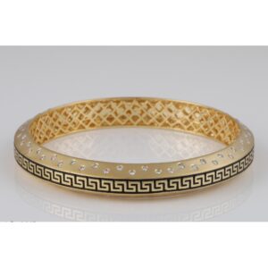 18KT Gold Modern Diamond Bracelet