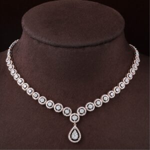 18KT Gold Designer Diamond Necklace
