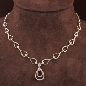 18KT Gold Delicate Diamond Necklace