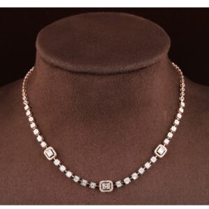 18KT Gold Fancy Diamond Necklace