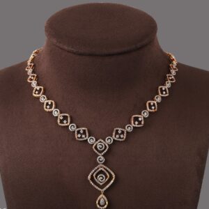 18KT Gold Graceful Diamond Necklace