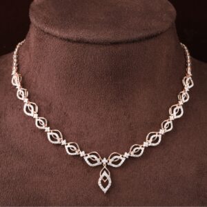 18KT Gold Classic Diamond Necklace