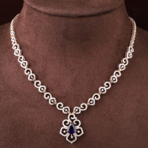 18KT Gold Dazzling Diamond Necklace