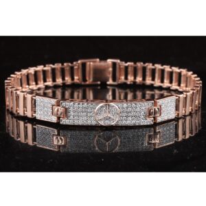 18KT Gold Floral Diamond Bracelet