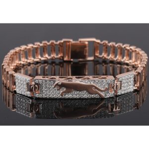 18KT Gold Sparkling Diamond Bracelet