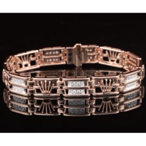 18KT Gold Modern Diamond Bracelet