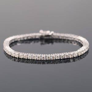 18kt designer diamond tennis bracelet