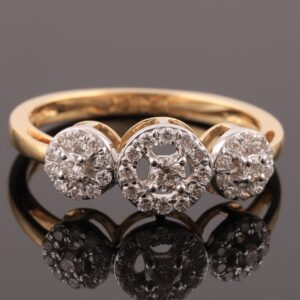 18KT Gold Fancy Diamond Ring