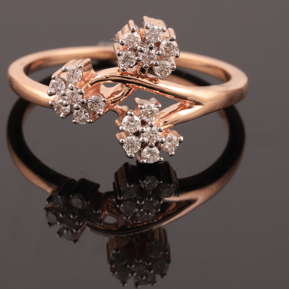 18KT Gold Work Wear Diamond Ring