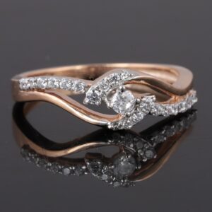 18KT Gold Classic Diamond Ring