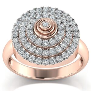 Real Diamond Rose Gold Ring